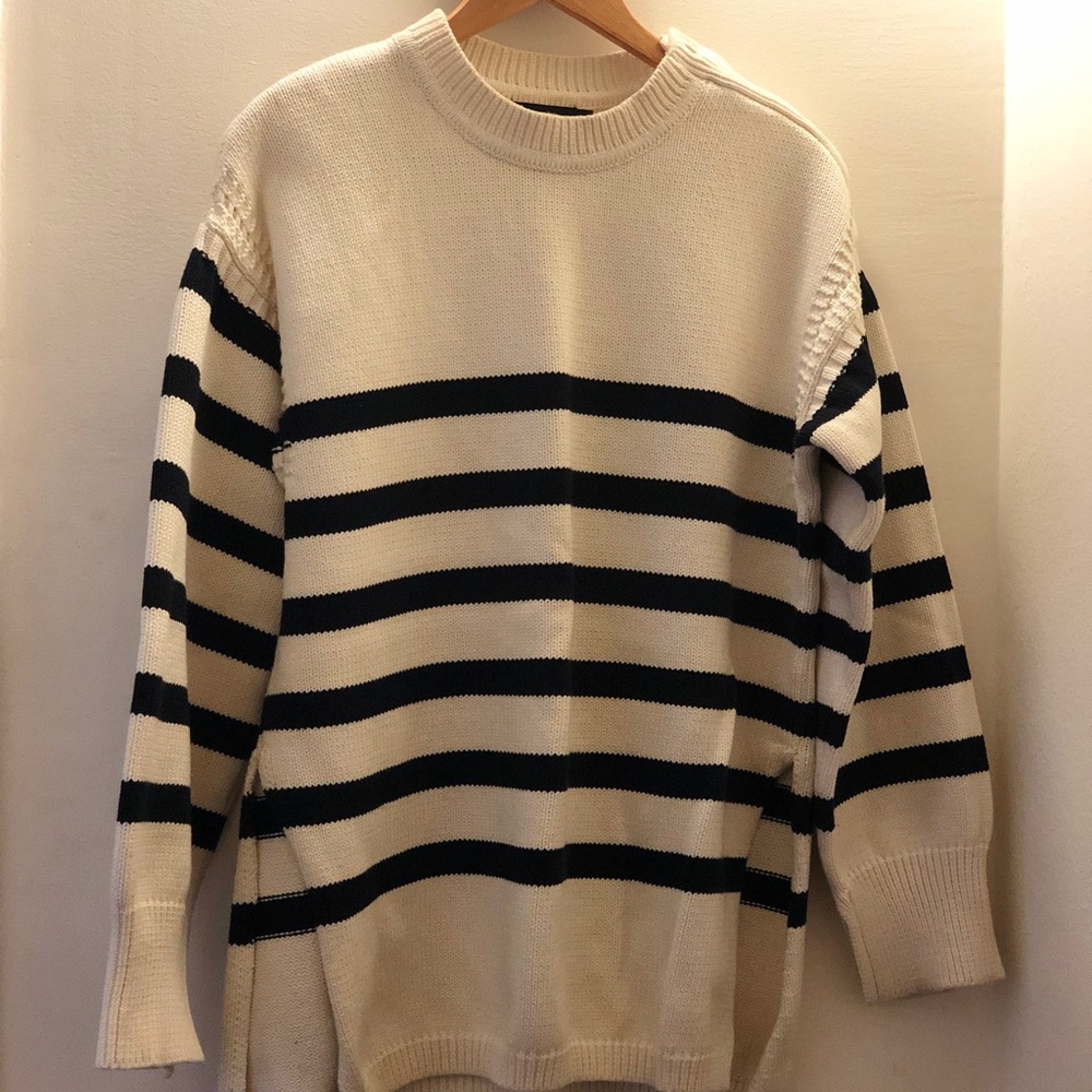 Bassike Striped Sweater